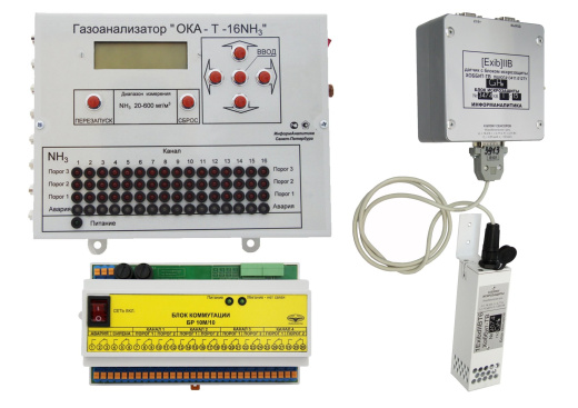 Стационарный газоанализатор ОКА с датчиками взрывобезопасного исполнения "Хоббит-ТВ"