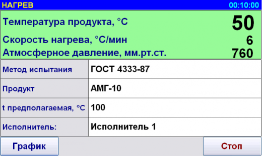 ЛинтеЛ АТВО-21 Аппарат автоматический для определения температуры вспышки в открытом тигле (с газовым поджигом испытуемого продукта)